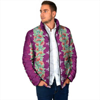 Hawaii Ohia Lehua Padded Jacket Tropical Vibes Fuchsia