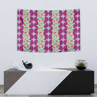 Hawaii Ohia Lehua Tapestry Tropical Vibes Fuchsia