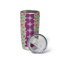 Hawaii Ohia Lehua Tumbler Cup Tropical Vibes Fuchsia LT05 - Polynesian Pride