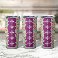 Hawaii Ohia Lehua Tumbler Cup Tropical Vibes Fuchsia LT05 - Polynesian Pride