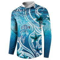 Polynesia World Ocean Day Button Sweatshirt Ocean Style
