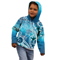 Polynesia World Ocean Day Kid Hoodie Ocean Style LT05 - Polynesian Pride