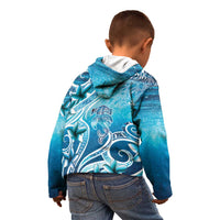 Polynesia World Ocean Day Kid Hoodie Ocean Style LT05 - Polynesian Pride