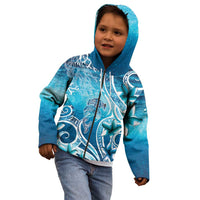 Polynesia World Ocean Day Kid Hoodie Ocean Style LT05 - Polynesian Pride