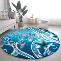 Polynesia World Ocean Day Round Carpet Ocean Style