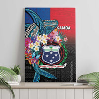 Samoa Canvas Wall Art Humpback Whale Siapo Pattern