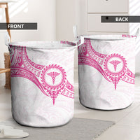New Zealand Aotearoa Laundry Basket Nurse Tribal Pink Version LT05 - Polynesian Pride