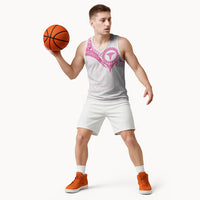 Personalised New Zealand Aotearoa Basketball Jersey Nurse Tribal Pink Version