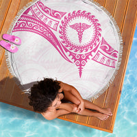 New Zealand Aotearoa Beach Blanket Nurse Tribal Pink Version LT05 - Polynesian Pride