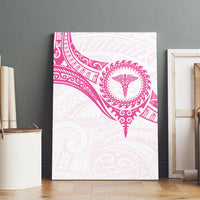 New Zealand Aotearoa Canvas Wall Art Nurse Tribal Pink Version LT05 - Polynesian Pride