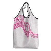 New Zealand Aotearoa Grocery Bag Nurse Tribal Pink Version