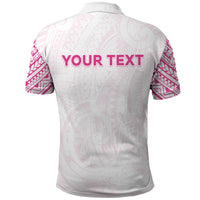 Personalised New Zealand Aotearoa Polo Shirt Nurse Tribal Pink Version LT05 - Polynesian Pride