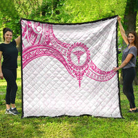 New Zealand Aotearoa Quilt Nurse Tribal Pink Version LT05 - Polynesian Pride
