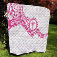 New Zealand Aotearoa Quilt Nurse Tribal Pink Version LT05 - Polynesian Pride