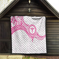 New Zealand Aotearoa Quilt Nurse Tribal Pink Version LT05 - Polynesian Pride