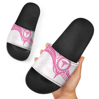 New Zealand Aotearoa Slide Sandals Nurse Tribal Pink Version LT05 - Polynesian Pride