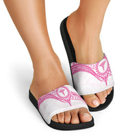 New Zealand Aotearoa Slide Sandals Nurse Tribal Pink Version LT05 - Polynesian Pride