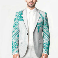 Personalised New Zealand Aotearoa Blazer Nurse Tribal Teal Version LT05 - Polynesian Pride