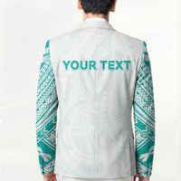 Personalised New Zealand Aotearoa Blazer Nurse Tribal Teal Version LT05 - Polynesian Pride