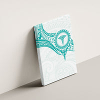 New Zealand Aotearoa Canvas Wall Art Nurse Tribal Teal Version LT05 - Polynesian Pride