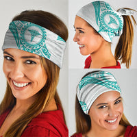 New Zealand Aotearoa Neck Gaiter Nurse Tribal Teal Version LT05 - Polynesian Pride