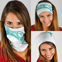 New Zealand Aotearoa Neck Gaiter Nurse Tribal Teal Version LT05 - Polynesian Pride