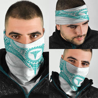 New Zealand Aotearoa Neck Gaiter Nurse Tribal Teal Version LT05 - Polynesian Pride
