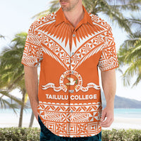 Personalised Tonga Tailulu College Hawaiian Shirt Tongan Kupesi Pattern