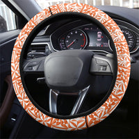 Tonga Tailulu College Steering Wheel Cover Tongan Kupesi Pattern