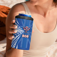 Personalised Hawaii 808 4 in 1 Can Cooler Tumbler Unique Style