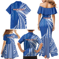 Personalised Hawaii 808 Family Matching Mermaid Dress and Hawaiian Shirt Unique Style LT05 - Polynesian Pride