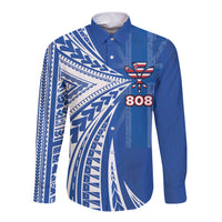 Personalised Hawaii 808 Long Sleeve Button Shirt Unique Style