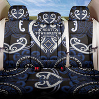 Aotearoa Ngati Tuwharetoa Back Car Seat Cover Maori Tribal Pattern LT05 One Size Navy - Polynesian Pride