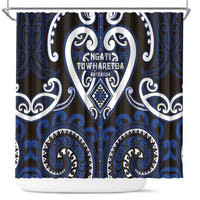 Aotearoa Ngati Tuwharetoa Shower Curtain Maori Tribal Pattern