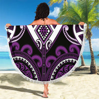 Aotearoa Rangitane Beach Blanket Maori Tribal Pattern