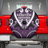 Aotearoa Rangitane Spare Tire Cover Maori Tribal Pattern