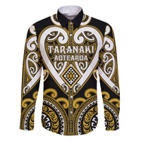 Custom Aotearoa Taranaki Family Matching Puletasi and Hawaiian Shirt Maori Tribal Pattern