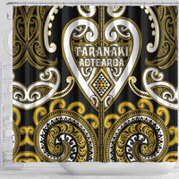Aotearoa Taranaki Shower Curtain Maori Tribal Pattern