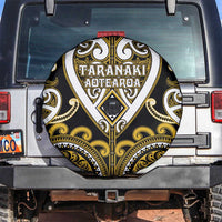 Aotearoa Taranaki Spare Tire Cover Maori Tribal Pattern