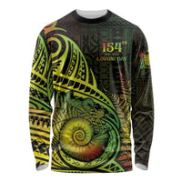 Personalised Fiji Lovoni Day Long Sleeve Shirt 154th Years LT05 Unisex Reggae - Polynesian Pride