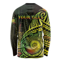 Personalised Fiji Lovoni Day Long Sleeve Shirt 154th Years LT05 - Polynesian Pride