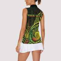 Personalised Fiji Lovoni Day Women Sleeveless Polo Shirt 154th Years