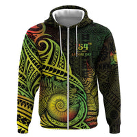 Personalised Fiji Lovoni Day Zip Hoodie 154th Years