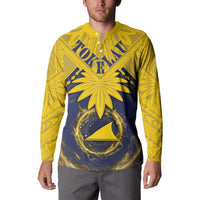 Tokelau Tokehega Day Button Sweatshirt National Badge Special Style - Polynesian Pride