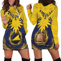 Tokelau Tokehega Day Hoodie Dress National Badge Special Style - Polynesian Pride