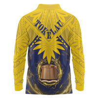 Tokelau Tokehega Day Long Sleeve Polo Shirt National Badge Special Style - Polynesian Pride