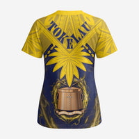 Tokelau Tokehega Day Scrub Top National Badge Special Style - Polynesian Pride