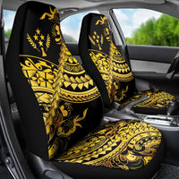 Kosrae Liberation Day Car Seat Cover Polynesian Floral Tattoo - Polynesian Pride
