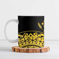 Kosrae Liberation Day Ceramic Mug Polynesian Floral Tattoo - Polynesian Pride