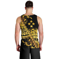 Kosrae Liberation Day Men Tank Top Polynesian Floral Tattoo - Polynesian Pride